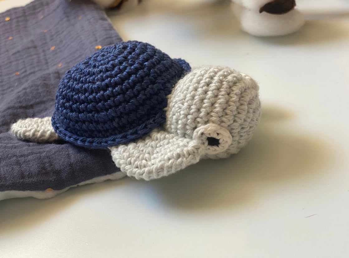 Doudou lange tortue