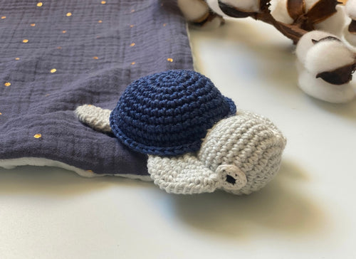 Doudou lange tortue