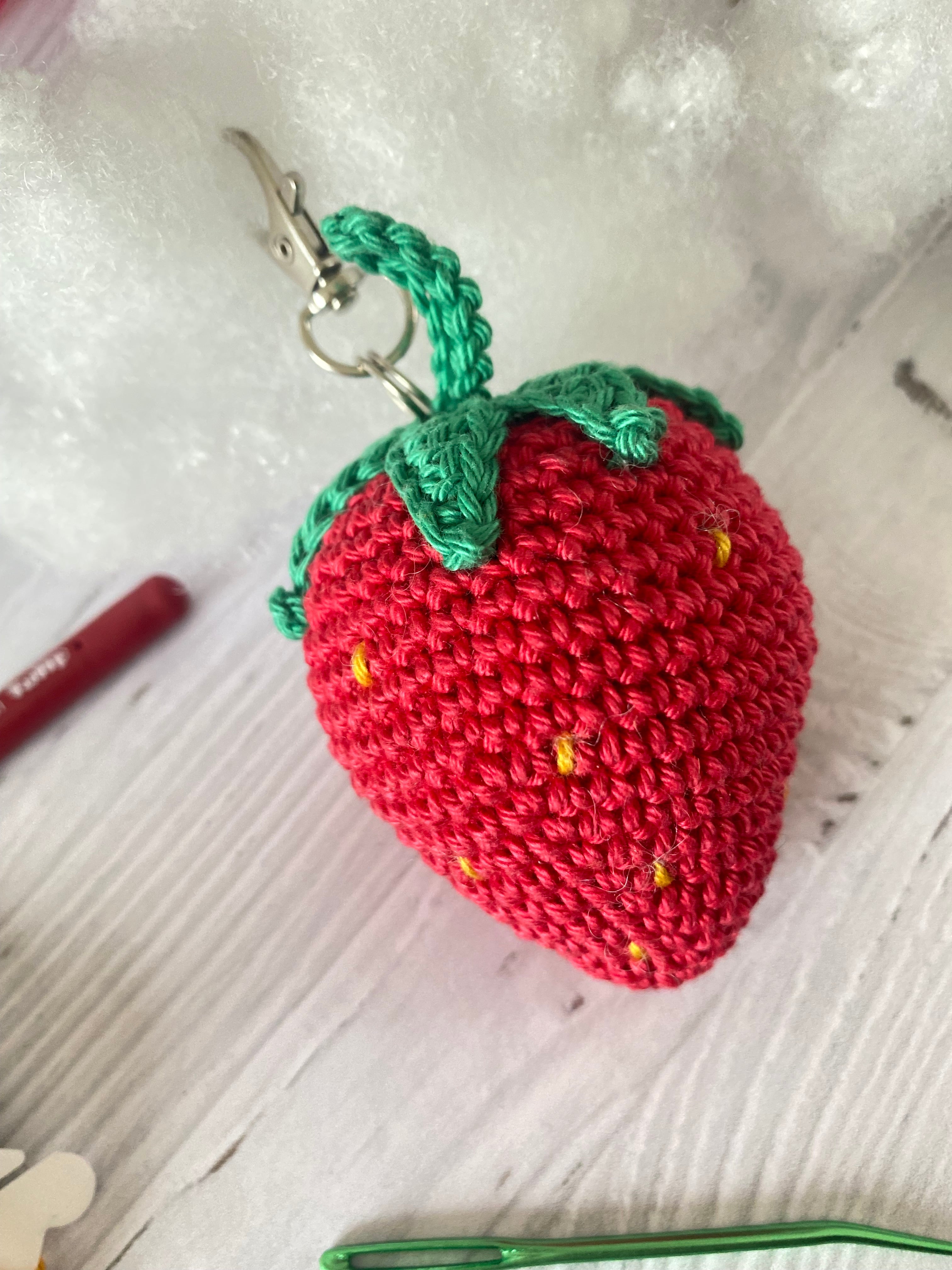 Kit débutant « Mon porte clef Fraise »
