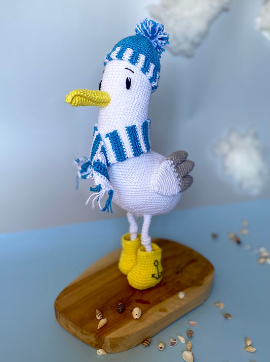 Kit crochet « Henri la mouette »