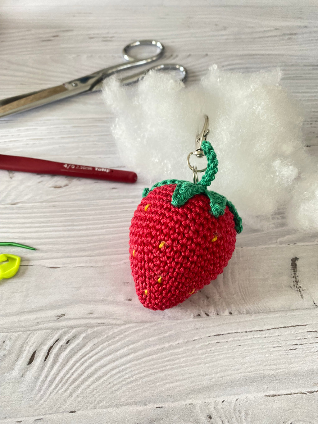 Kit débutant « Mon porte clef Fraise »