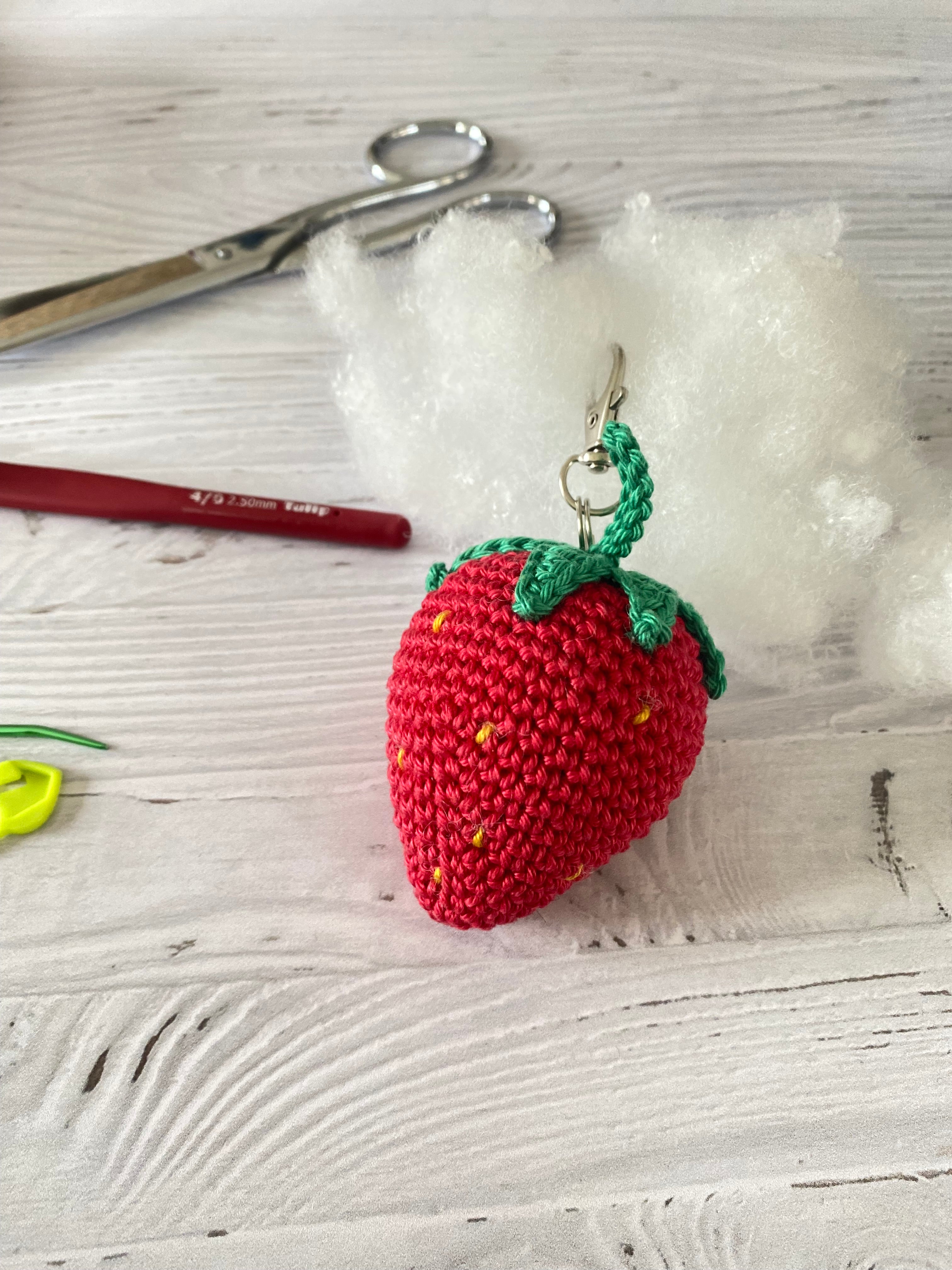 Kit débutant « Mon porte clef Fraise »