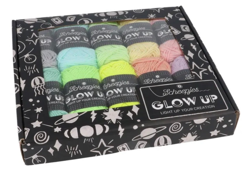 Pack de 10 pelotes de 50g Glow up