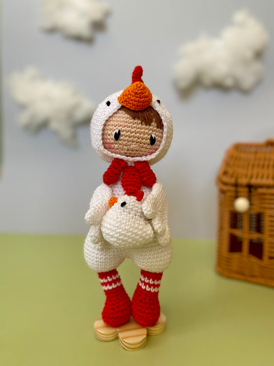 Kit crochet Les Ani’gurumis « La poule »
