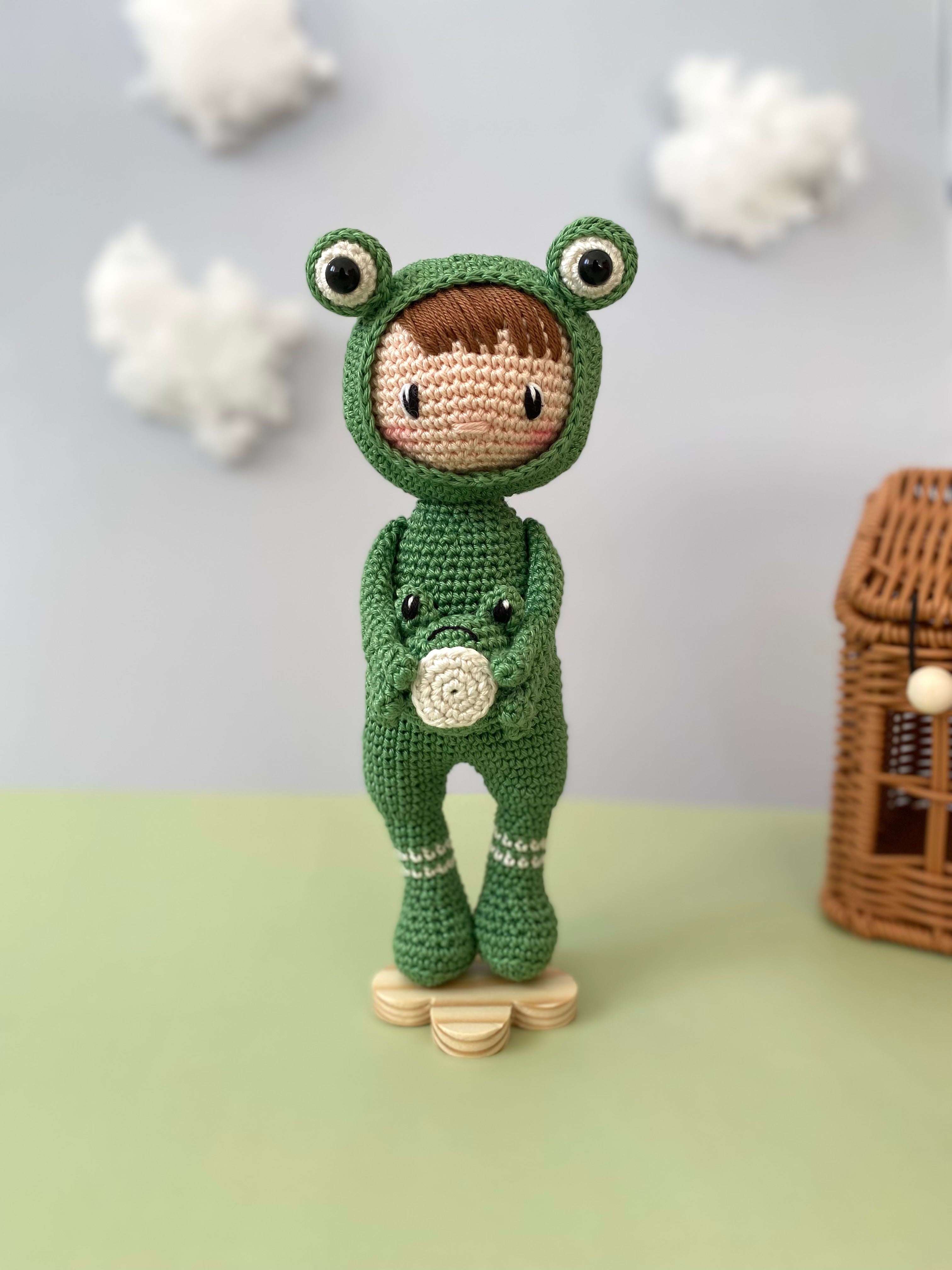 Kit crochet « Les ani’gurumis La grenouille »