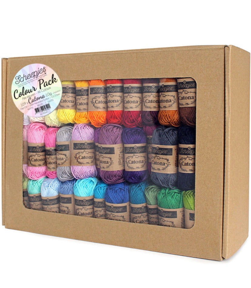 Pack 109 pelotes de Catona Scheepjes